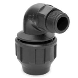 HIDROTEN CODO MACHO COMPRESION