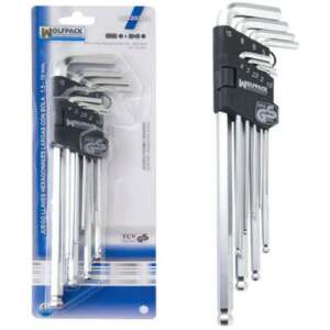 WOLFPACK JUEGO LLAVES ALLEN LARGA 9PZAS C/BOLA