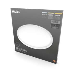MATEL PANEL LED REDONDO SUPERFICIE BLANCO 600MM 50W CCT