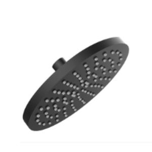 TIEMPO ROCIADOR REDONDO NEGRO ABS + ACERO INOX